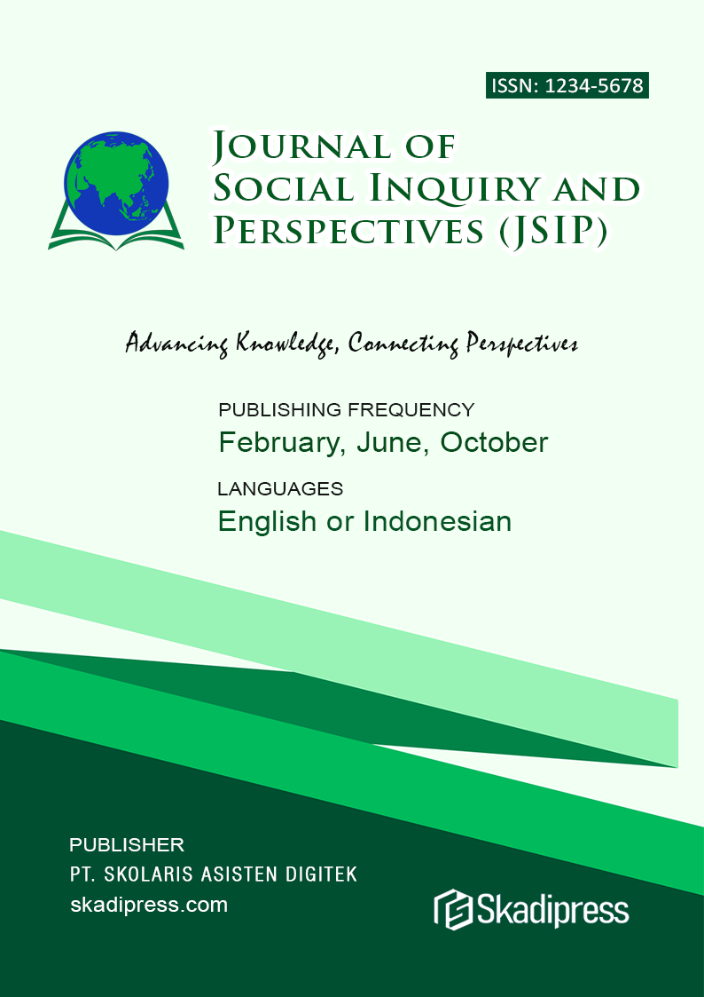 Journal of Social Inquiry and Perspectives (JSIP) is a peer-reviewed international journal that provides a forum for interdisciplinary research in the social sciences and humanities